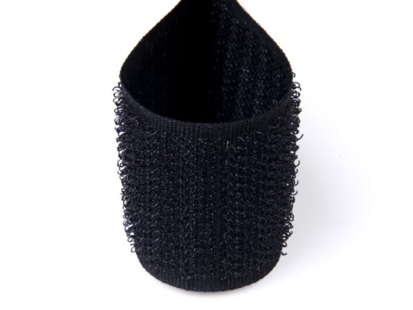 Velcro HAN sort selvklæbende kroge-side på rulle