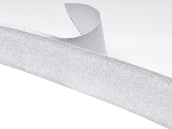 Velcro med lim (HUN) hvid i flere bredder