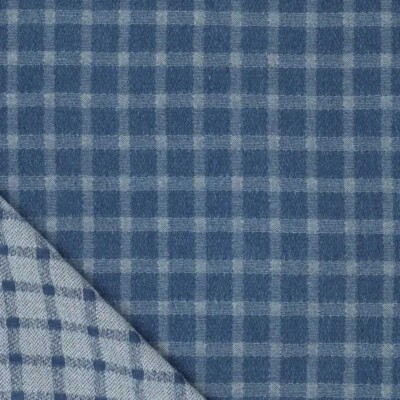 Denim Jacquard with checks - light - Image 3