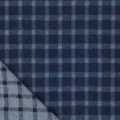 Denim Jacquard med tern - mørk - Billede 2