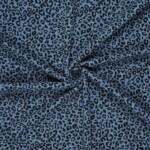 Denim Jacquard leopard - lys