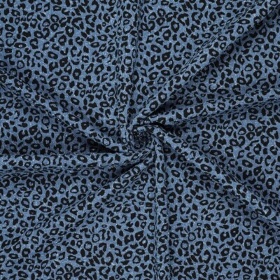 Denim Jacquard leopard - lys