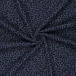 Denim Jacquard leopard - mørk