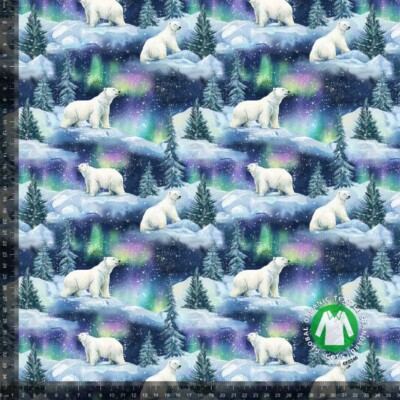 Jersey print med polar bjørne