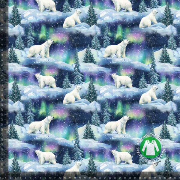 Jersey print med polar bjørne