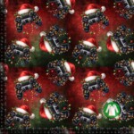 Jersey print with Christmas controllers
