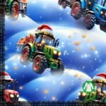 Jersey print with cute Christmas costumes - 2