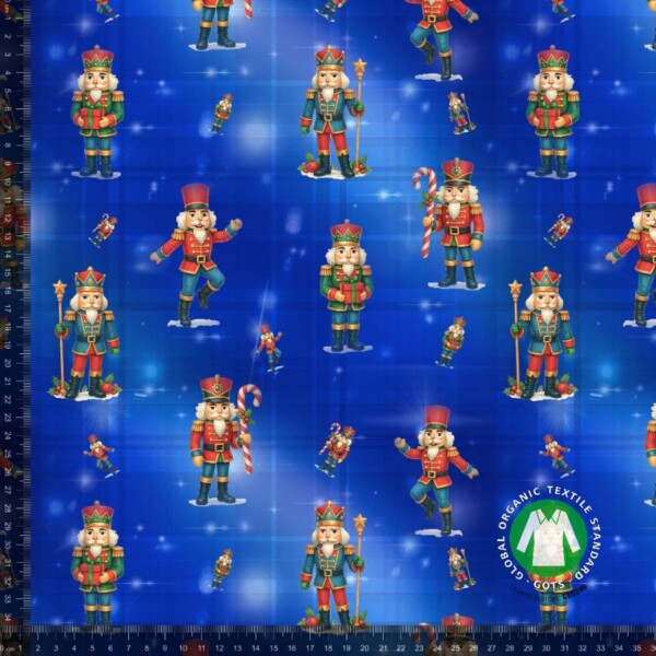Nutcracker V2jpg_with_rulers Jersey print med nødeknækkere - blå