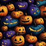 French Terry - Halloween græskar