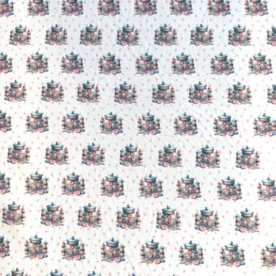 Patchwork fabric - Buttons in a jar