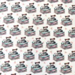 Patchwork stof - Strygejern og roser