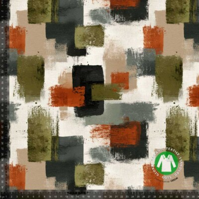 Jersey Print - Abstract squares