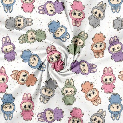 Jersey print med Labubu 1 - Billede 2