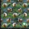 Jersey-digiprintti lampailla, 220 g/m²