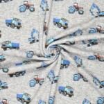 Kraftig jogging med seje køretøjer - blå