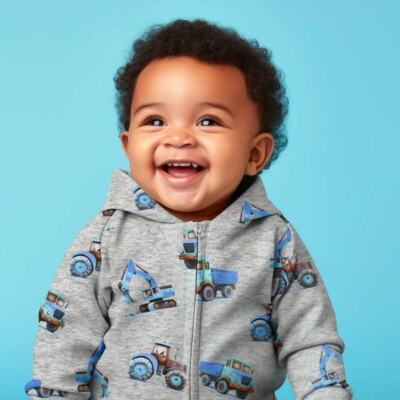 Kraftig jogging med seje køretøjer - blå - Billede 3