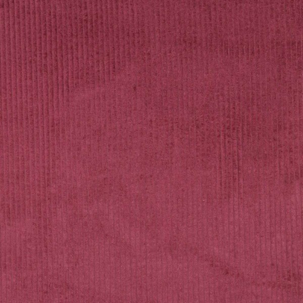Bredriflet fløjl i berry bomuld, 280 g/m², 142 cm bred