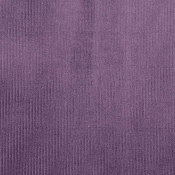 Bredriflet fløjl Grape lilla 100% bomuld 280 g/m² 142 cm