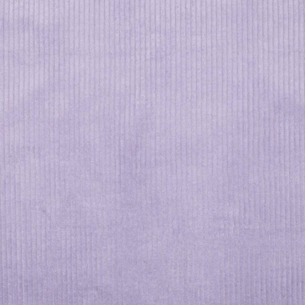 Bredriflet fløjl Lilac 100% bomuld 280 g/m², 142 cm
