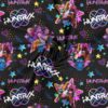 K-POP digiprintti jersey -kankaan yksityiskohta, 220 g/m²