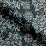 Gobelin med julestjerner - blå 2