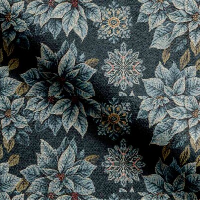 Gobelin med julestjerner - blå 2