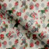 Gobelin with cute Christmas theme in blue and red shades, 140 cm wide