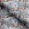 Kudos, jossa on talvisia metsän eläimiä