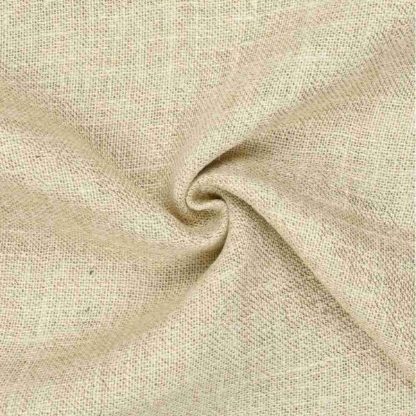 Hessian with lurex - natural
