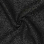 Hessian with lurex - black