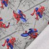 Spider-Man 2 french terry fabric by the metre colours and motif