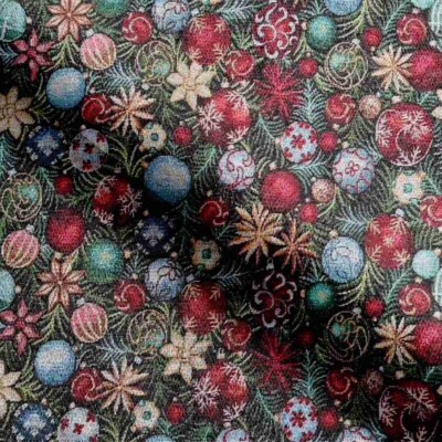 Tapestry with Christmas tree decorations 2