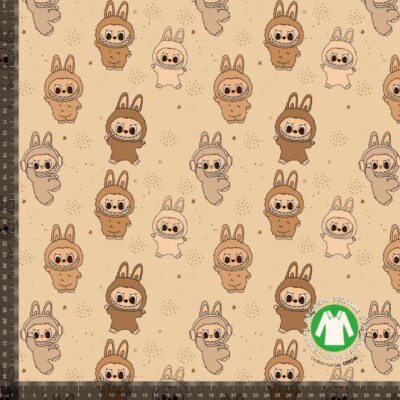 Jersey printti Labubu 2 - ruskea