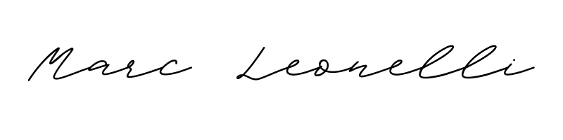 Marc Leonelli, signature