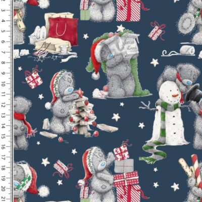 Jersey print - Julebamser blå