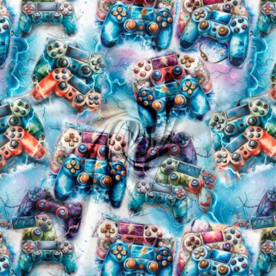 Jersey print med sejt controller tema - Billede 2