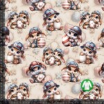 Jersey seje print med påskeharer