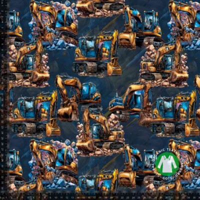 Jersey print med seje gravkøer