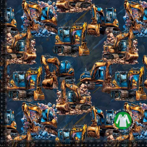 Jersey print med seje gravkøer