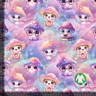 Jersey print med magiske svampe 2