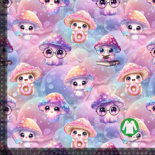 Jersey print med magiske svampe 2