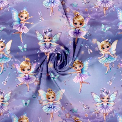 Jersey print med magiske feer - Billede 2