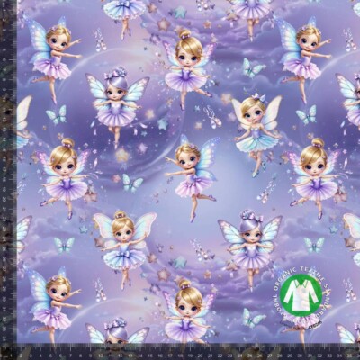 Jersey print med magiske feer