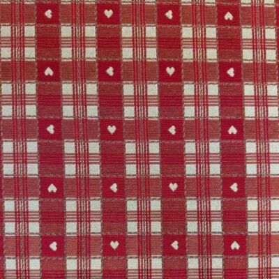 Gobeliini, jossa on sydämiä ja timantteja