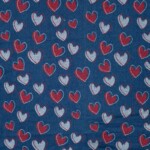 Denim Jacquard - hjerter