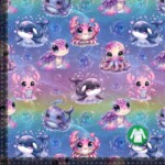 Jersey print med undervandstema