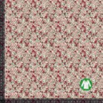 Jersey print med små forårs blomster - rose