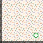 Jersey print med små forårs blomster