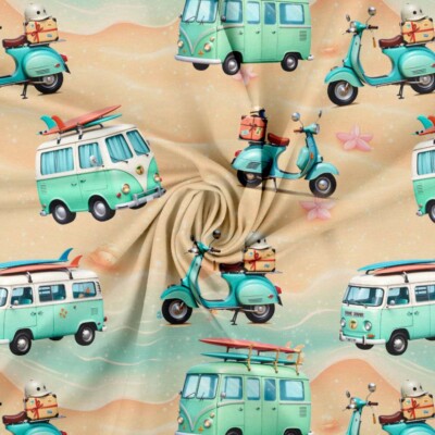 Jersey print med sommer tema 1 - Billede 3