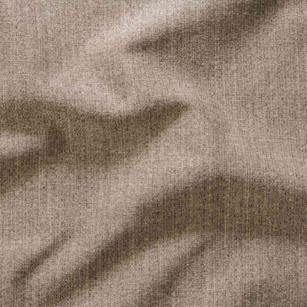 Møbelstof i hørlook mørk beige, 300 g/m², 145 cm bred